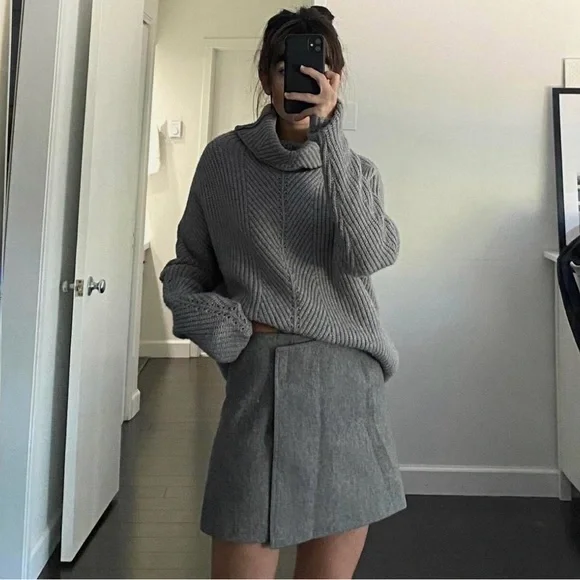 MAJE Matignon Gray Women's Sweater - Picture 2 of 7